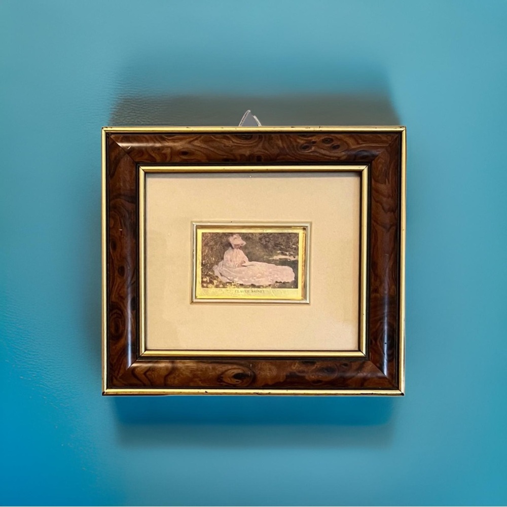 Claude Monet Chromolithography Gold